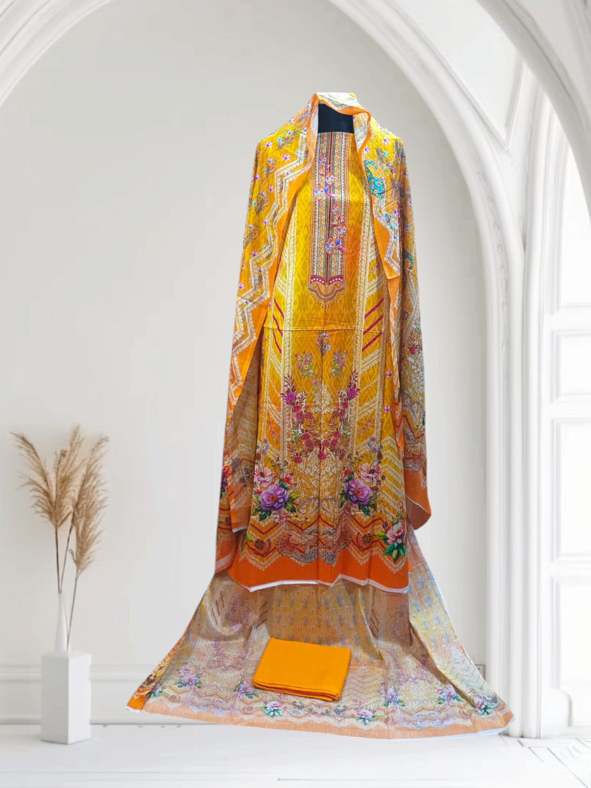 Nababi Premium Soft Cotton Three Piece In Bbazarr